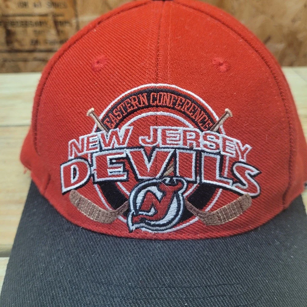 New Jersey Devils Hockey Hat Russell Athletic NHL Eastern Conference Cap